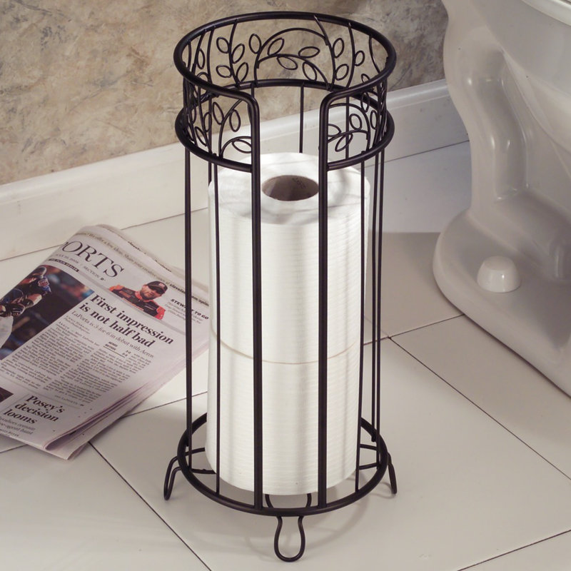 The Twillery Co.™ Augustine Free Standing Toilet Paper Roll Holder